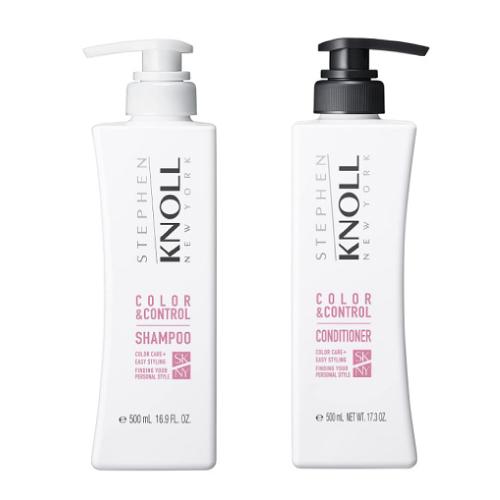 (コーセー)スティーブンノル カラーコントロール シャンプー W 本体 500ml＋コンディショナー...