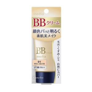 (ポスト投函)(カネボウ)メディア BBクリームS 01 明るい肌の色 35g｜ザグザグ通販プレミアム ヤフー店