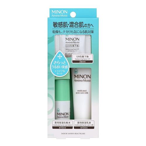 (ポスト投函)(第一三共ヘルスケア)ミノン アミノモイスト 敏感肌・混合肌ライン トライアルセット
