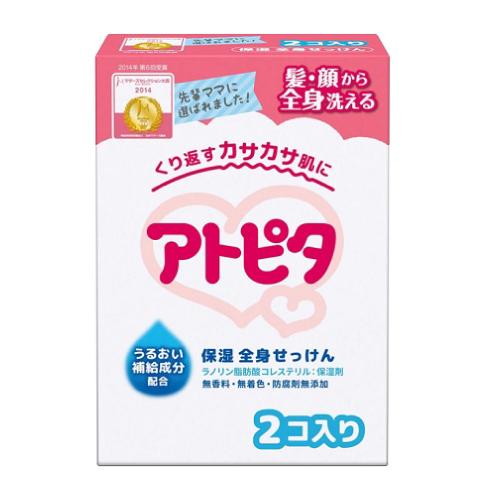 (ポスト投函)(丹平製薬)アトピタ 保湿全身せっけん 80g 2個入