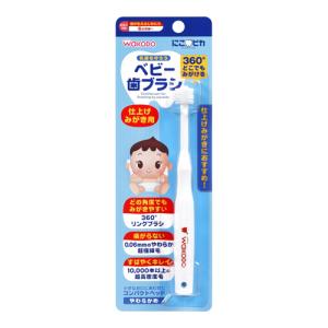 (ポスト投函)和光堂 にこピカ ベビー歯ブラシ仕上げみがき用