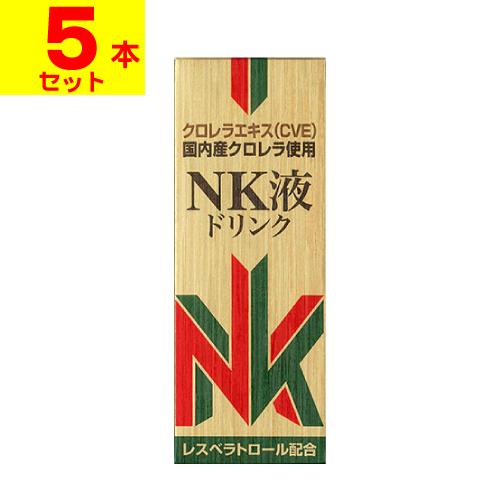 (クロレラ工業)クロレラエキスNK液ドリンク 80ml(5本セット)