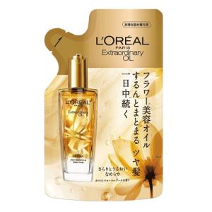 (ポスト投函)ロレアル パリ エルセーヴ エクストラオーディナリー オイル エアリー シルク リフィル 90ml｜zagzag