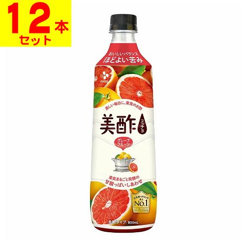美酢(ミチョ) グレープフルーツ 800ml(1ケース(12本入))