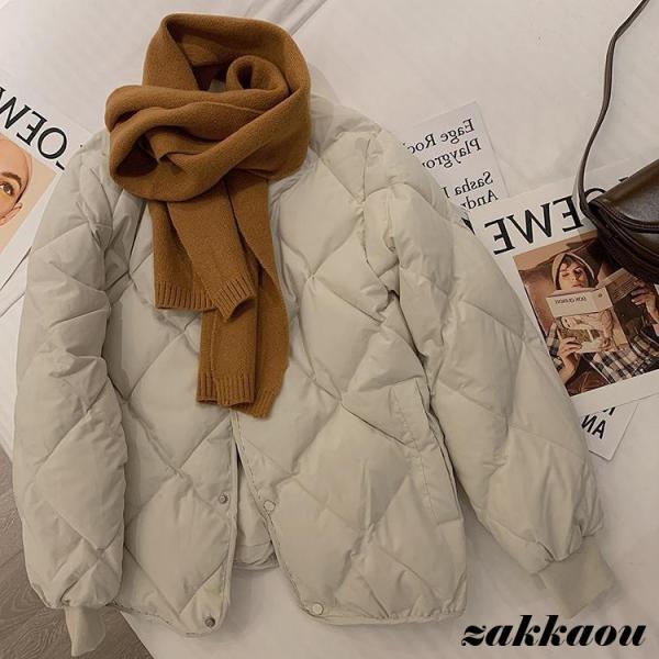 ノーカラー キルティング ジャケット レディース キルティングジャケット 冬 中綿 女性 カジュアル...