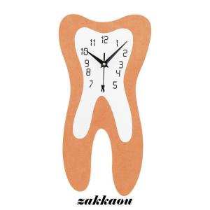 壁掛け時計 歯 北欧 掛け時計 おしゃれ 木製...の詳細画像4