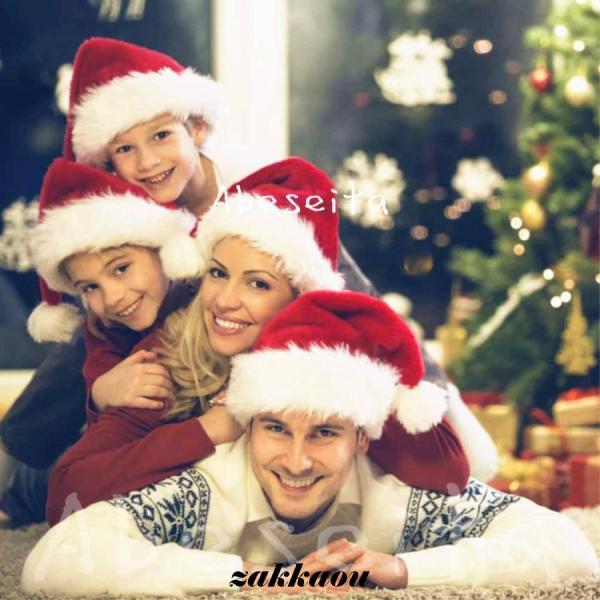 サンタ帽子 クリスマス 厚手 2022 サンタクロース 帽子 ふわふわ パーティー コスプレ サンタ...