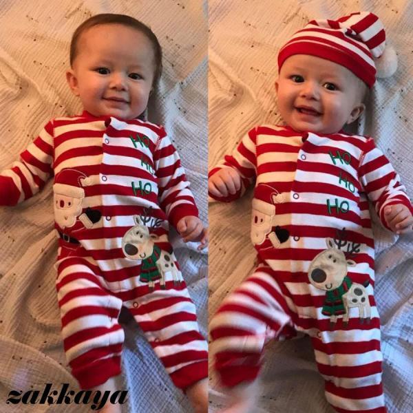 クリスマス 赤ちゃん 子供 サンタ トナカイ ボディスーツ ベビー 66cm 73cm 80cm 男...