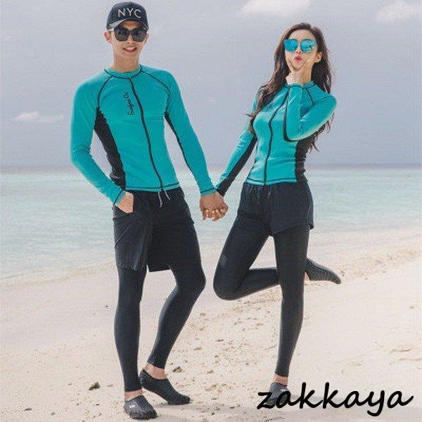 レディース 上下 セット ラッシュガード メンズ 長袖 おすすめ ラッシュガード カップル レギンス...