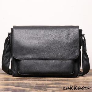 本革 メッセンジャーバッグ ショルダーバッグメンズ 斜めがけ 2way