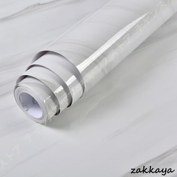 壁紙シール 大理石 巾60cm x 長さ5m 壁紙 浴室 壁紙 テーブル リメイク シート 剥がせる...