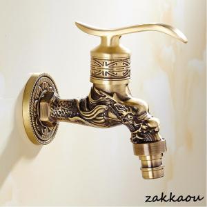 カクダイ（KAKUDAI） カラー横水栓(ブロンズ) 7010FBP-13 : 萬屋ヤフー