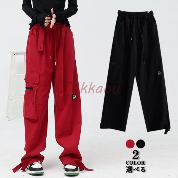 カーゴパンツ ヒップホップ ファッション レディース ダンス衣装 ワークパンツ ゆったり リラックス...