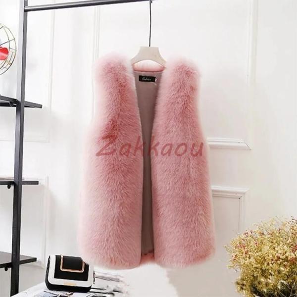 秋冬 レディース ファーコート 毛皮コート レディースコート フェイクファー アウター ファーベスト...