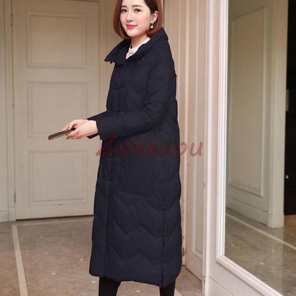 ダウン(80%) 秋冬　ロングダウンコート レディース ダウンコート ロング レディース ダウンジャ...
