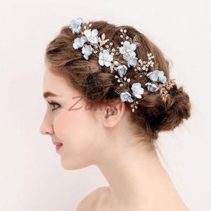 4点セット  お嫁さん　髪飾り　かんざし　花嫁　レディース　ヘアアクセサリー 　ウェディング　結婚式　髪留め　ヘッドアクセ　結婚式　入学式｜zahuowang