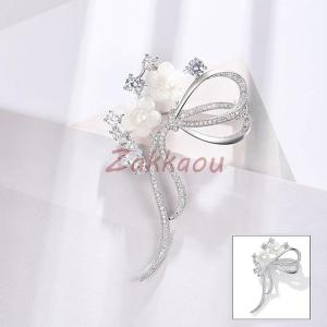 TASAKI】タサキ パール・ピンブローチ イニシャル A SILVER刻印