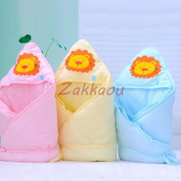毛布 赤ちゃん ベビー ベビーケット ブランケット フード付き 暖かい おくるみ ベビーカー お昼寝...