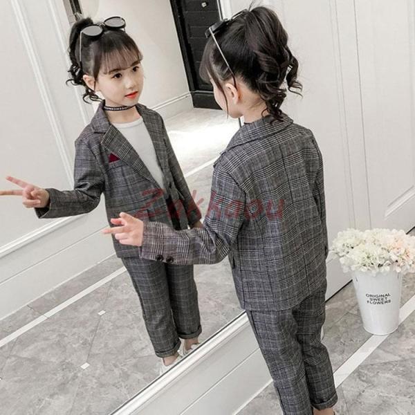 スーツ　子供服 女の子　キッズ　ジュニア　タキシード　フォーマル　卒業スーツ　ピアノ　発表会　結婚式...