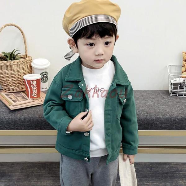 キッズコート　秋冬　コート　男の子 子供服　ジュニア　アウター　ジャケット　可愛い　カジュアル　80...