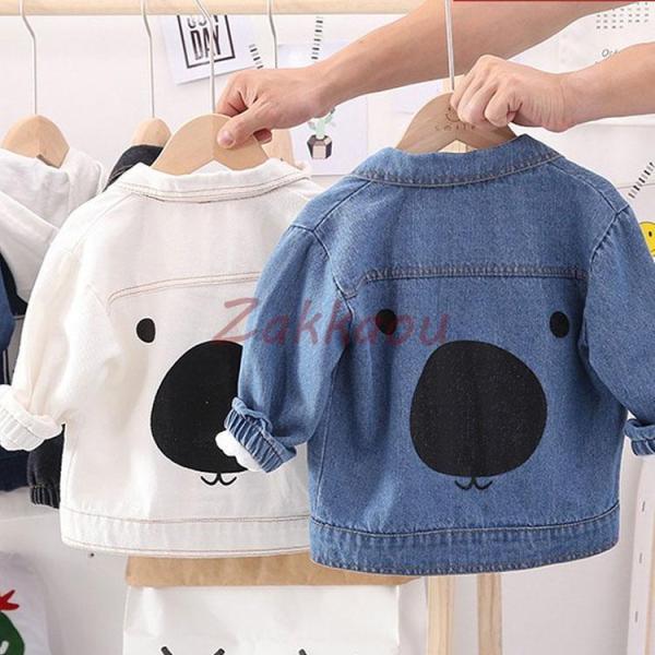 ジージャン デニムジャケット 男の子 女の子 キッズ アウター キッズコート 韓国風 トレンド カジ...