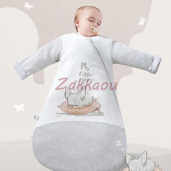 新生児 スリーパー 赤ちゃん おくるみ　柔らかい コットン 通気 綿毛布 寝具 ベビー パジャマ 出...