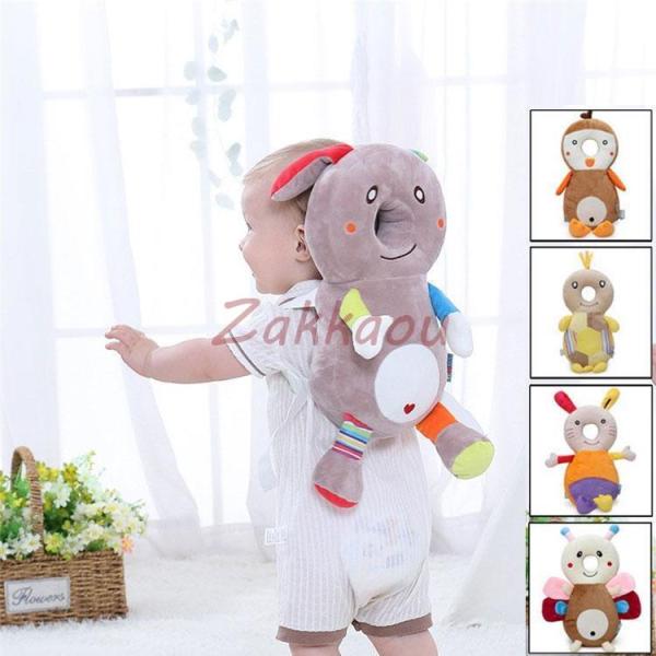 赤ちゃん 転倒防止 ごっつん防止 キッズ 乳幼児 頭保護 ベビー 出産祝い パッド 転倒枕 クッショ...