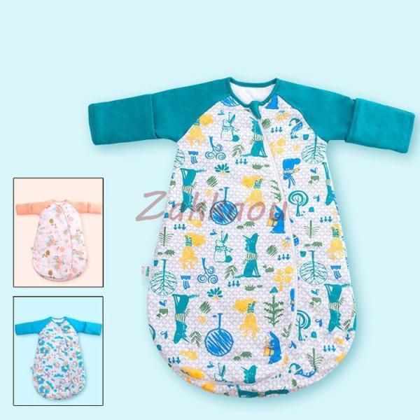 新生児 スリーパー 赤ちゃん おくるみ 秋冬用 コットン 綿毛布 寝具 ベビー パジャマ 出産祝い ...
