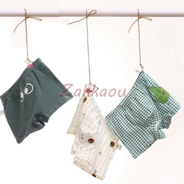 3枚セット 子供用パンツ パンティ 男の子 ボクサーパンツ 男児 下着 キッズ下着 インナー ボーイ...