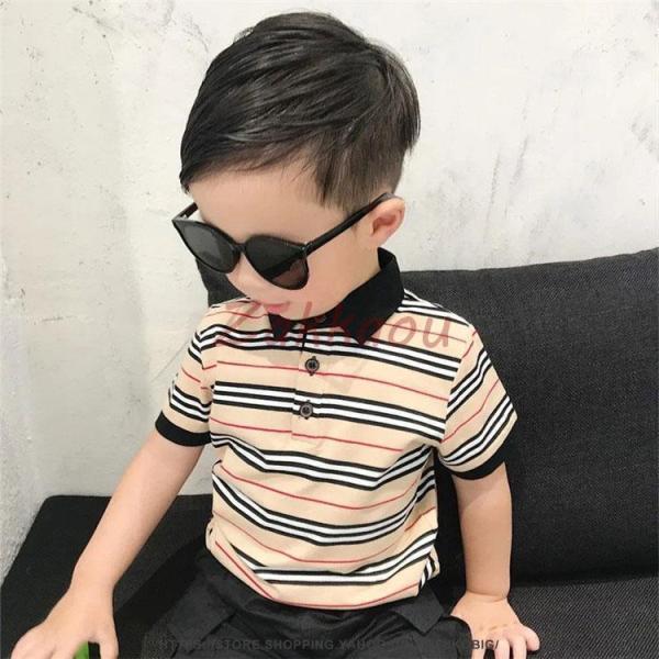 2点セット キッズ ポロシャツ poloシャツ 子供Tシャツ 男の子 春夏 半袖 シャツ トップス ...