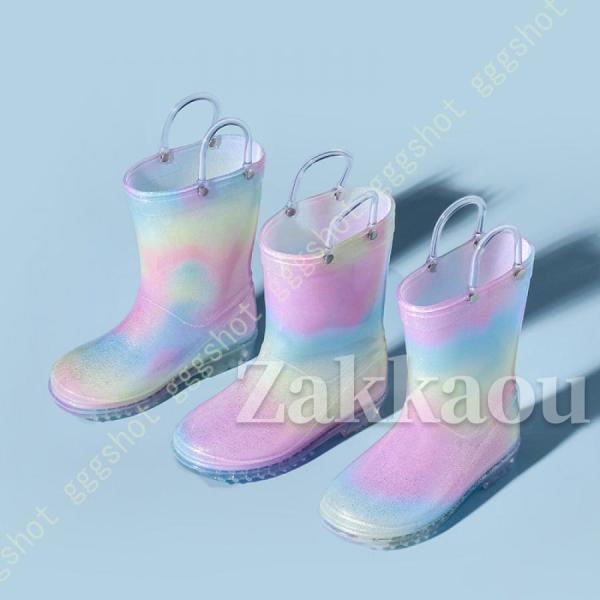 雨具 キャンプ 旅行 通園 通学 防水 防滑 折りたたみ PVC レインブーツ レインシューズ 完全...