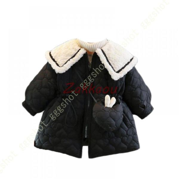 子供服 ダウンコート 長袖 無地 ダウンジャケット キッズ 襟付 アウター 暖かい 上着 コート 女...