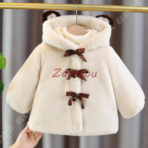 ボアコート キッズ 子供服 アウター ムートンコート 女の子 冬服 厚手 トップス コート ジャケッ...