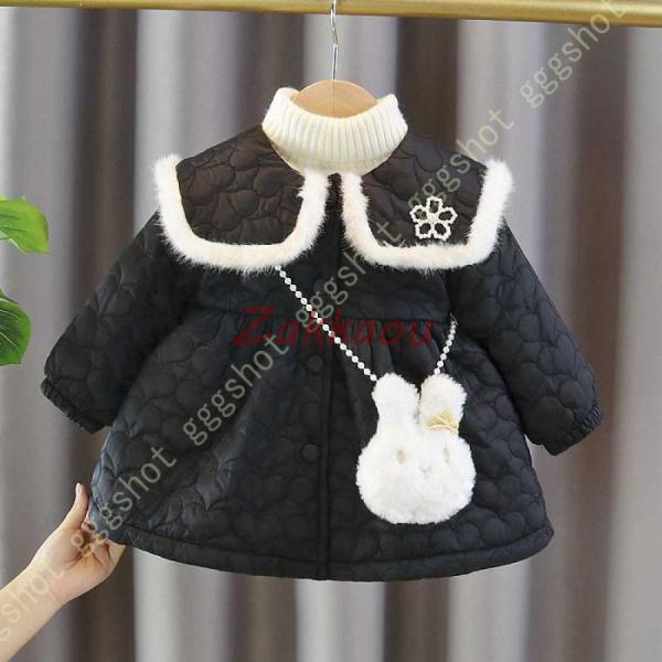 子供服 女の子 ダウンジャケット キッズ ダウン コート 姫系 ジャケット 女の子 防寒コート 中綿...