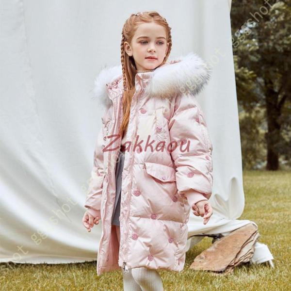 コート 女の子 モッズコート フード付き 秋冬 ボアブルゾン 子供服 ジャケット パーカー 防寒 コ...