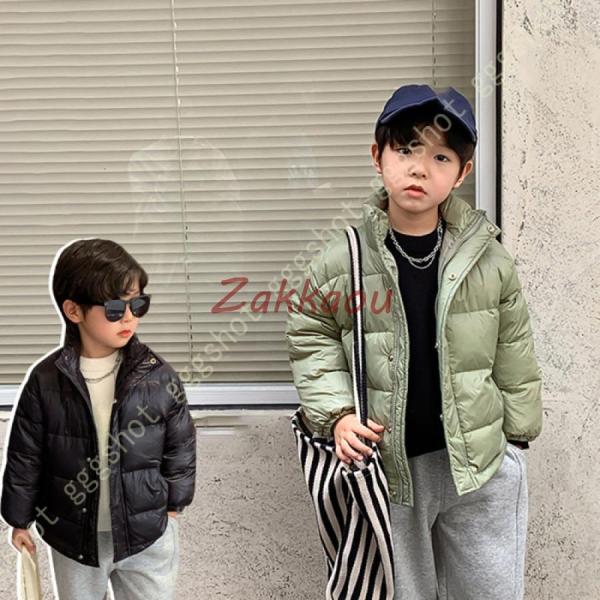 ジャンパー キッズ アウター ダウンコート コート 中綿 子供服 女の子 男の子 軽量 薄手 ショー...