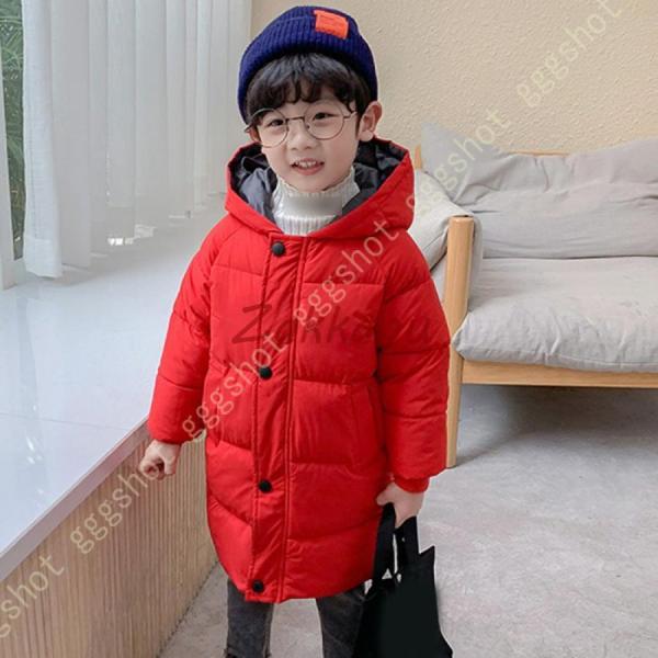 子供 ダウンコート キッズ 男の子 ベンチコート ジュニア 中綿コート ロング 女の子 ジャンパー ...