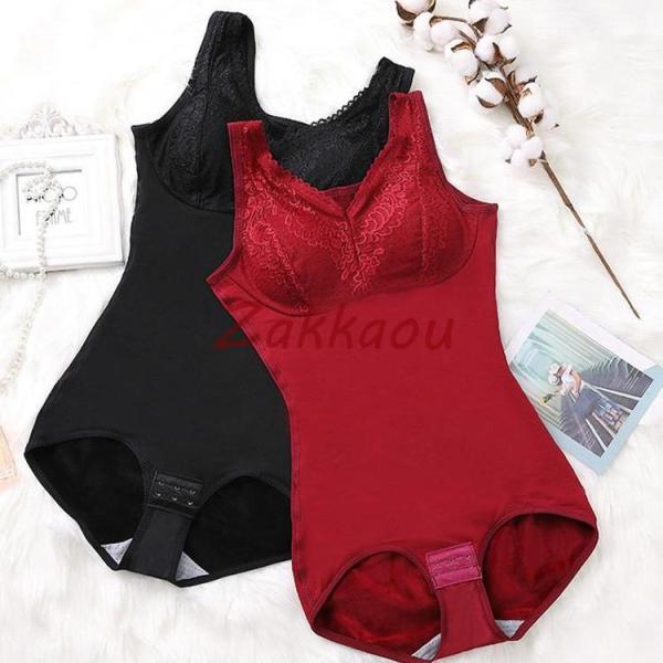 補正下着 レディース ボディスーツ ボディシェイパー お腹引き締めインナー 猫背対策 矯正下着 産後...