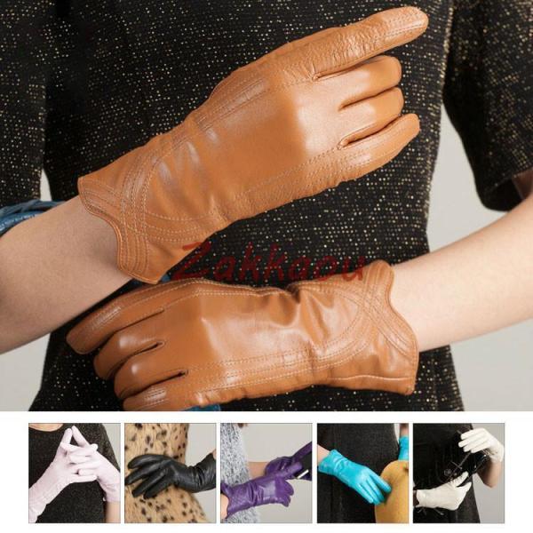本革手袋　レディース　グローブ　レザーグローブ　レザー手袋　glove おしゃれ バイク手袋　バイク...