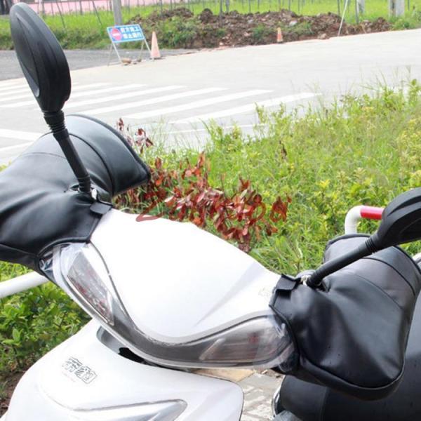バイク用手袋 バイクハンドルカバー 防水防風 ハンドルウォーマー バイク防寒カバー 電動自転車防風カ...