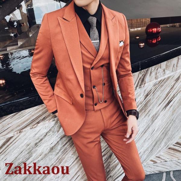 スーツ メンズ スリーピース ビジネススーツ 30代 40代 50代 おしゃれ 秋冬春 ドレススーツ...