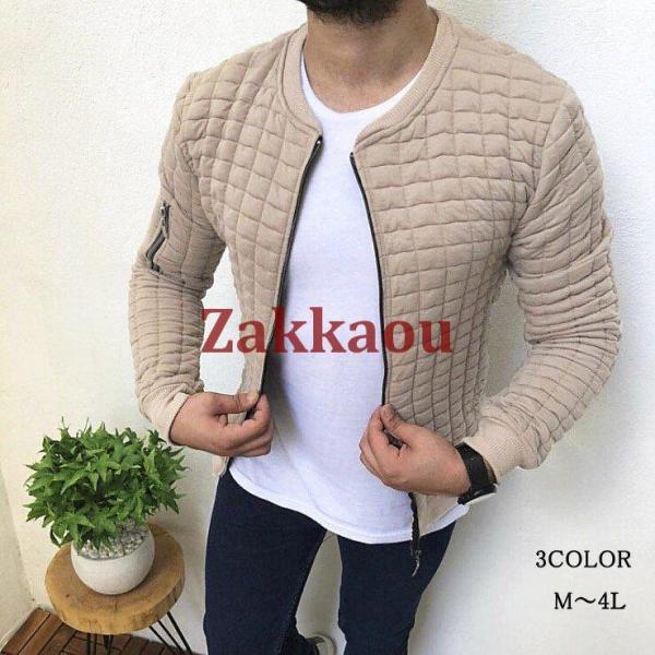 ジャケット メンズ パーカー おしゃれ アウター 男性用 長袖 秋物 秋服 ブルゾン ジャンパー 3...