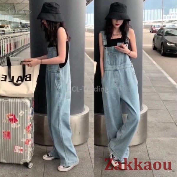 サロペット オーバーオール レディース ワイトパンツ 薄手 ロングパンツ ゆったり ボトムス 大きい...
