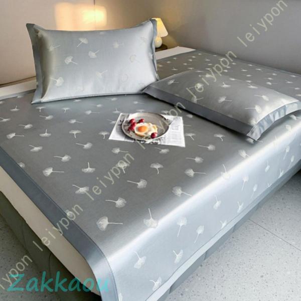 籐 シーツ 四隅ゴム 洗える 冷感 敷きパッド 籐寝具 お昼寝 枕付き 敷きマットレス 吸汗 消臭 ...