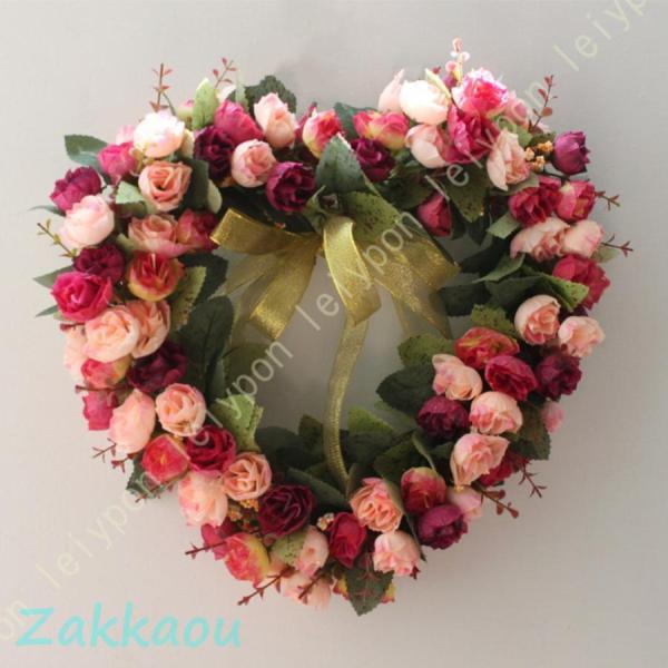 クリスマスリース 北欧風 玄関ドア 壁飾り 来年順調語り クリスマス飾リ 壁掛け 屋外 松かさ 松ぼ...