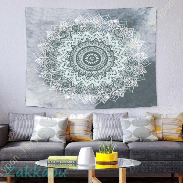 タペストリー 曼荼羅の壁掛け マンダラ インド ヒッピー ボヘミアン おしゃれな壁掛け モダン 北欧...