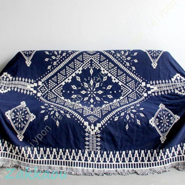 マルチカバー 180×200cm インド綿 ナチュラル 北欧 ソファーカバー 掛けるだけ 無地 アジ...