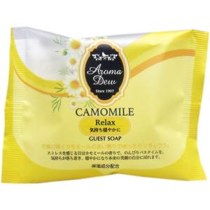 石鹸 石けん ボディソープ アロマデュウ ゲストソープ カモミールの香り ３５ｇ (K)｜zaiko-r