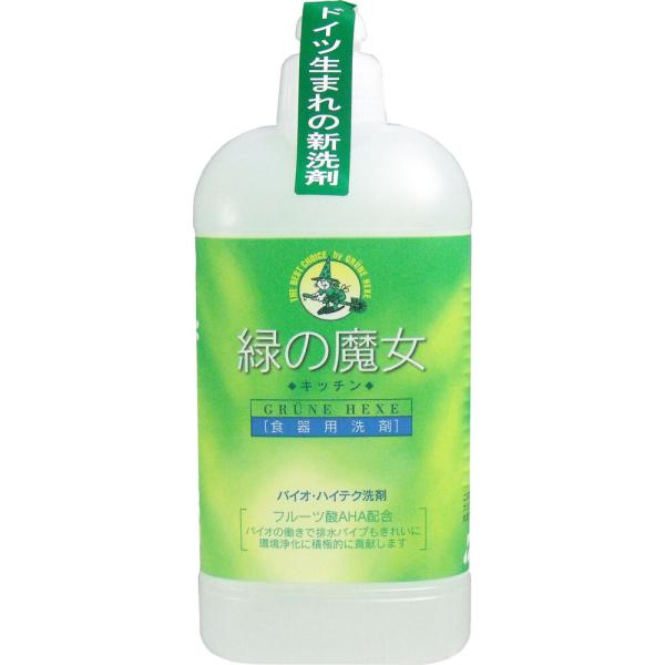 食器用洗剤 台所洗剤 食器洗剤 緑の魔女 キッチン 本体 420mL (K)