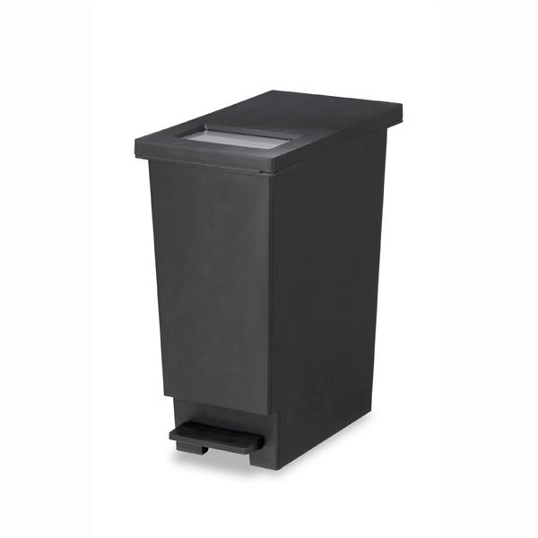 ゴミ箱 30L SIK09915 ユニード プッシュ＆ペダル30S ブラック (M)